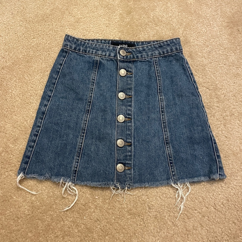 Aeropostale jean skirt!